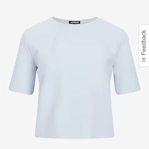 Express - Skimming Ponte Boxy Tee